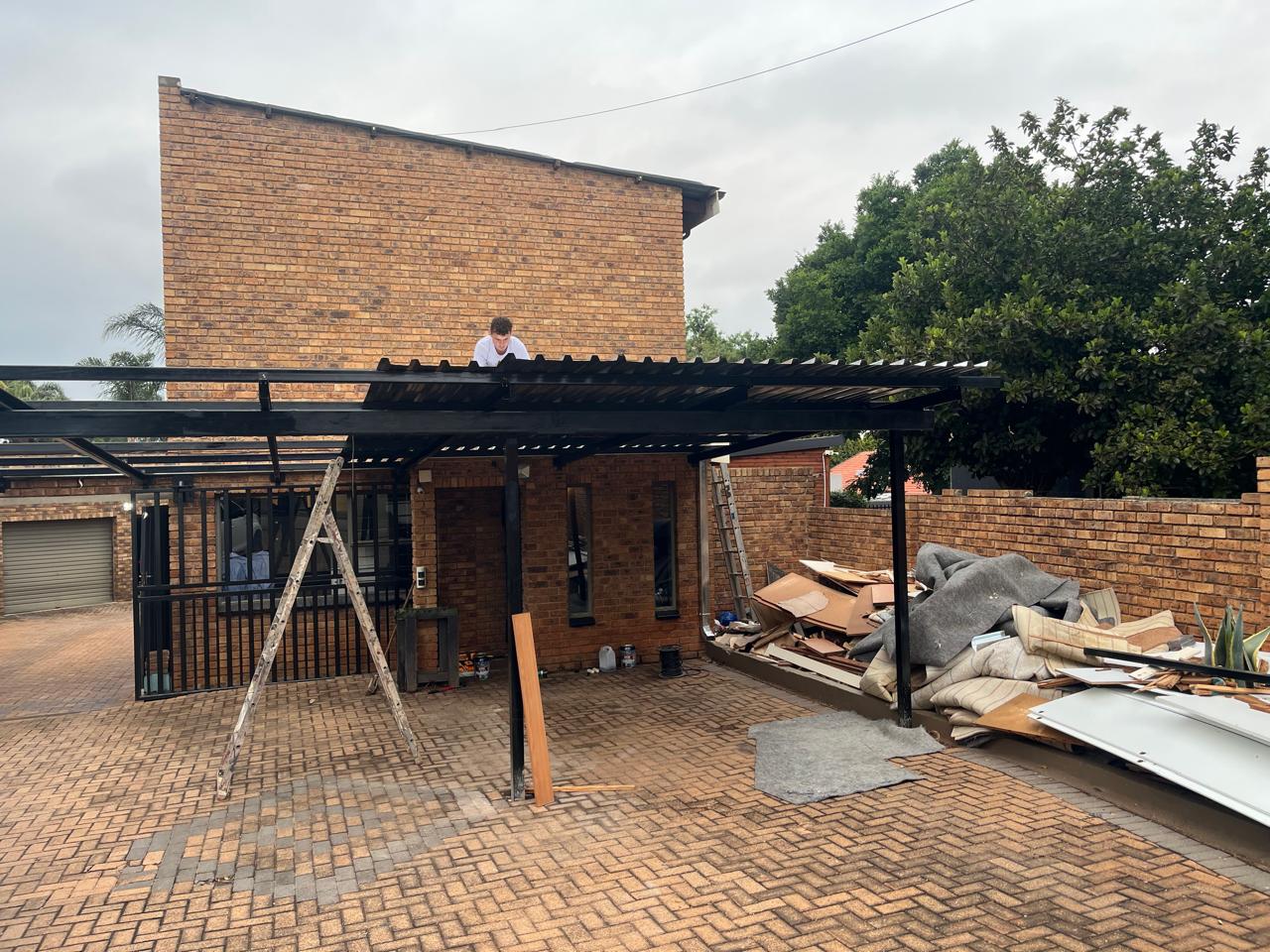Carport installation by WB Projects